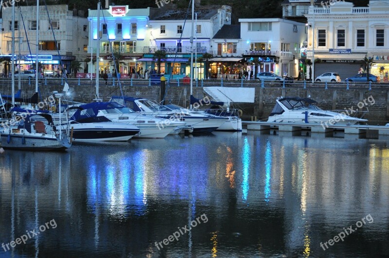 Boats Harbour Evening Reflection Torquay