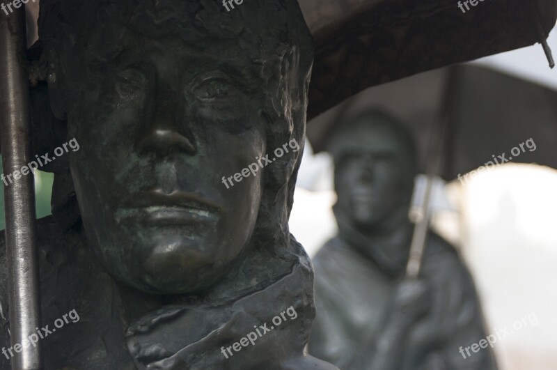 Statue Budapest Hungary Bronze Statue Hungarian