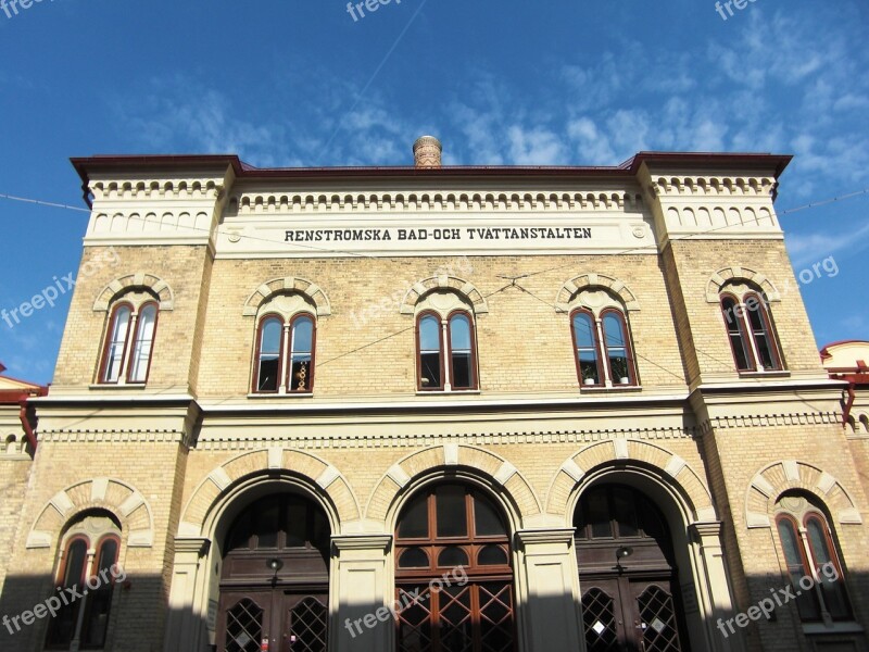 Public Bathhouse Sweden Gothenburg Downtown Architecture