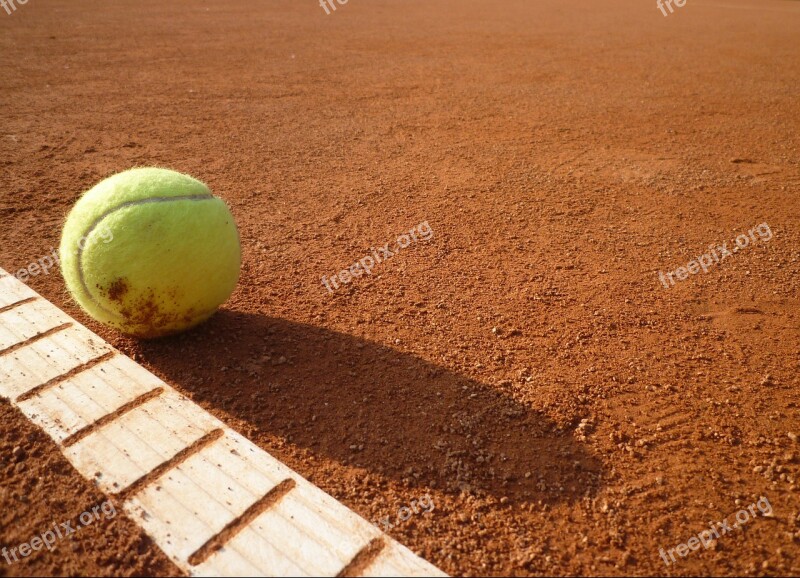 Ball Sports Tennis Court Tennis Yellow Tennis Ball