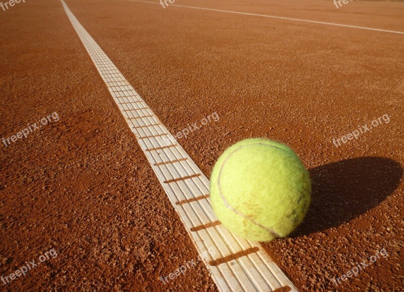 Tennis Ball Tennis Court Tennis Yellow Ball