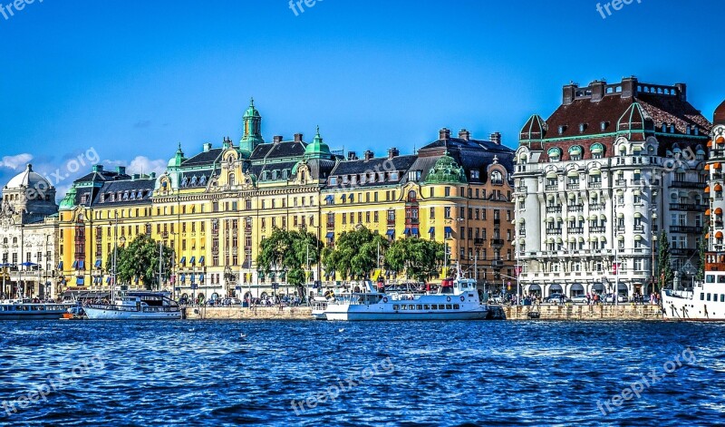 Stockholm Sweden Castle City Architecture