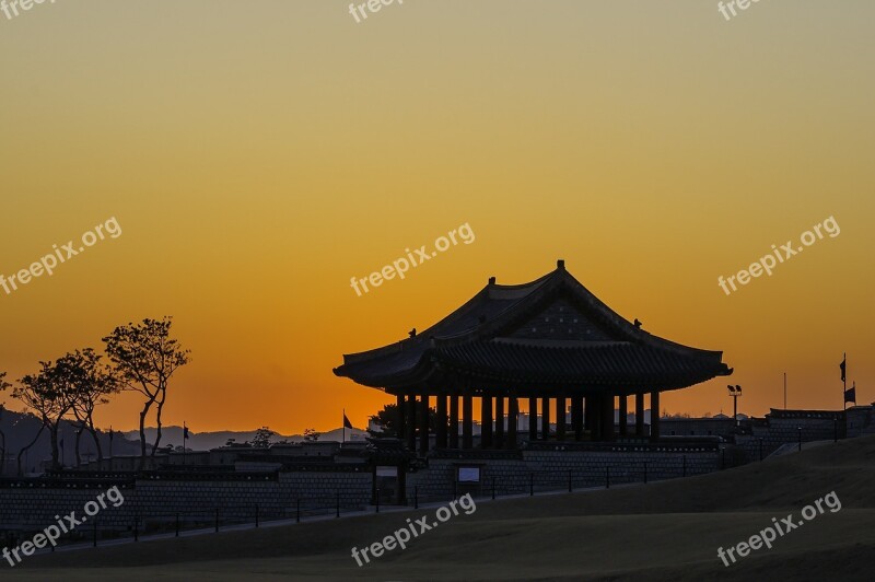 Suwon Hwaseong East Pole World Cultural Heritage Free Photos