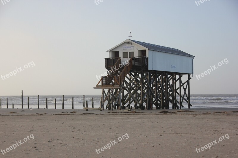 Saint Peter Ording North Sea Nordfriesland Sea Beach