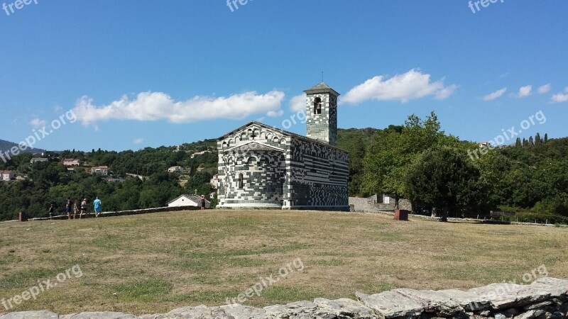 Church Corse Romanesque Style Free Photos