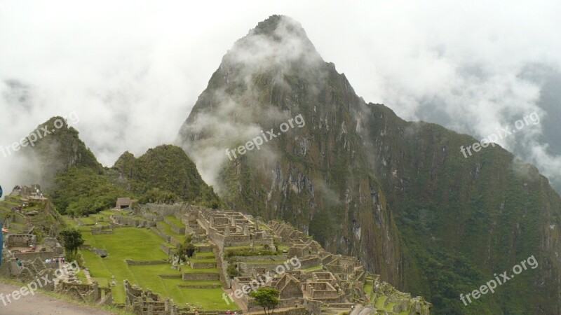 Machu Picchu Peru Archeology Free Photos