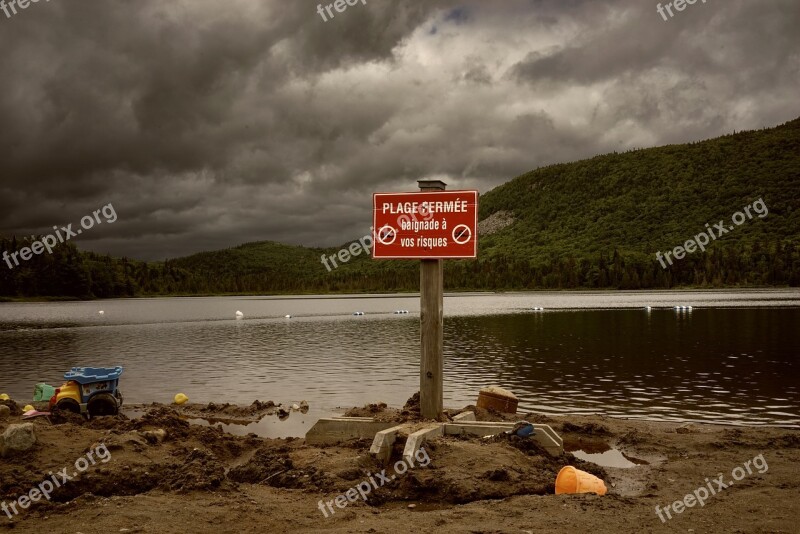 Lake Beach Canada Summer Nature