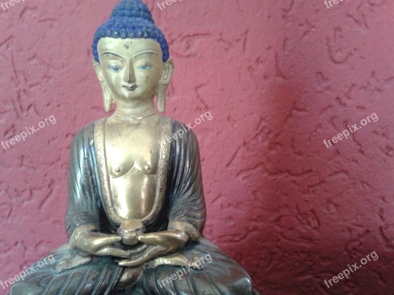 Buddha Figure Statue Orient Sculpture