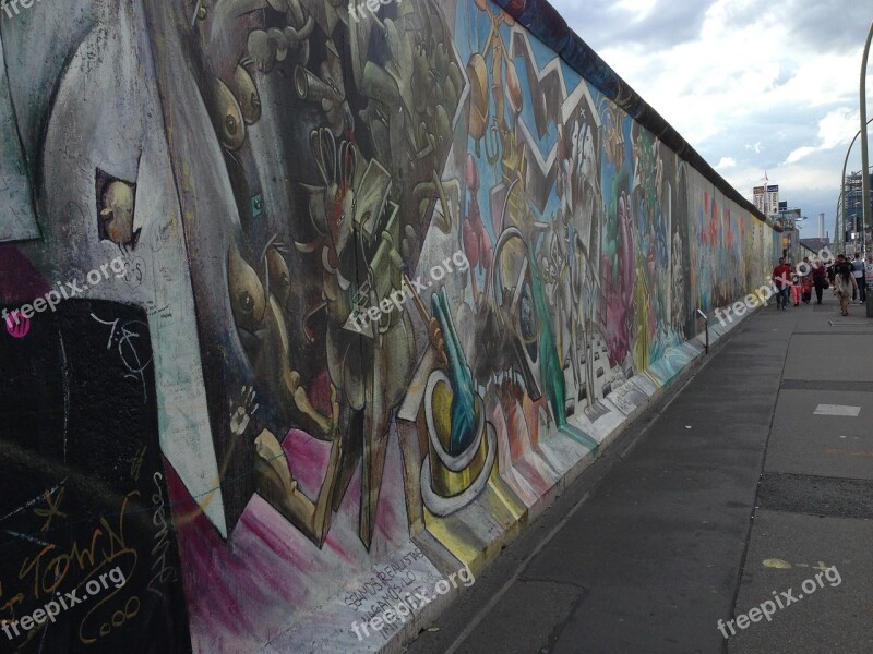 Berlin Wall Art Landmark German