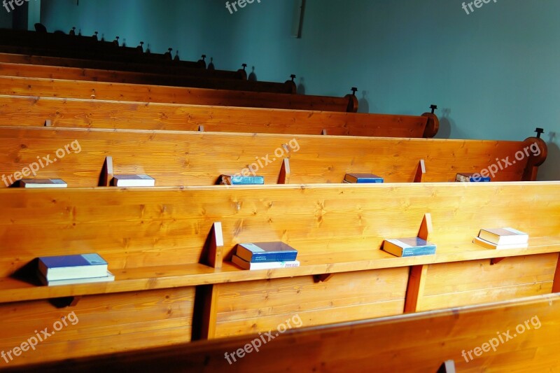 Church Benches Wood Rustic Rows Of Benches