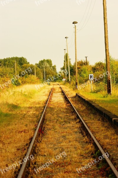 Gleise Rail Traffic Mystical Shut Down Railway