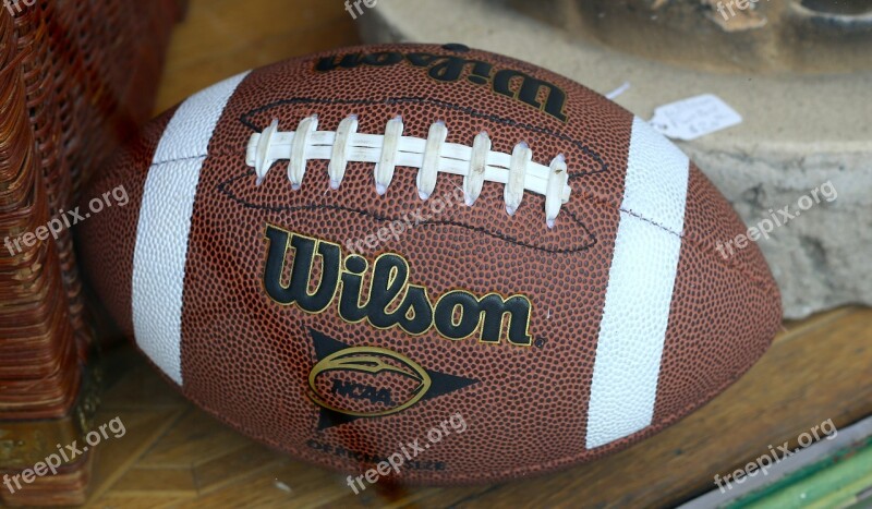 Football Leather Brown Ball American