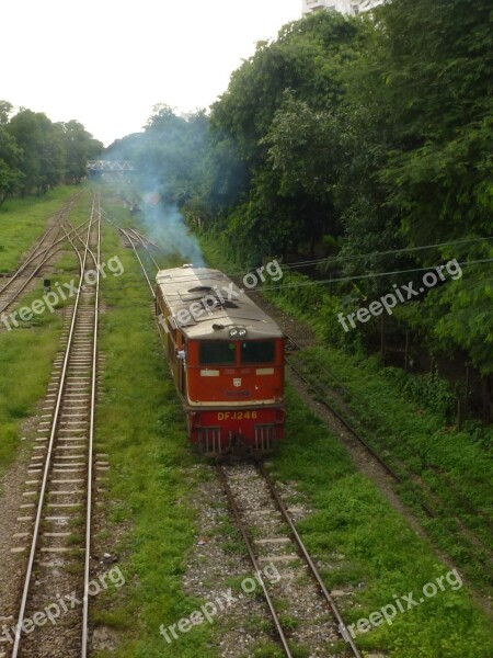 Railway Old Transport Train Wagon