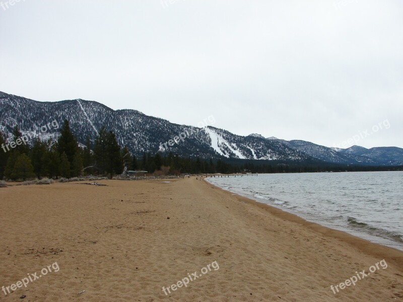 Lake Tahoe Beach Lake Tahoe Water