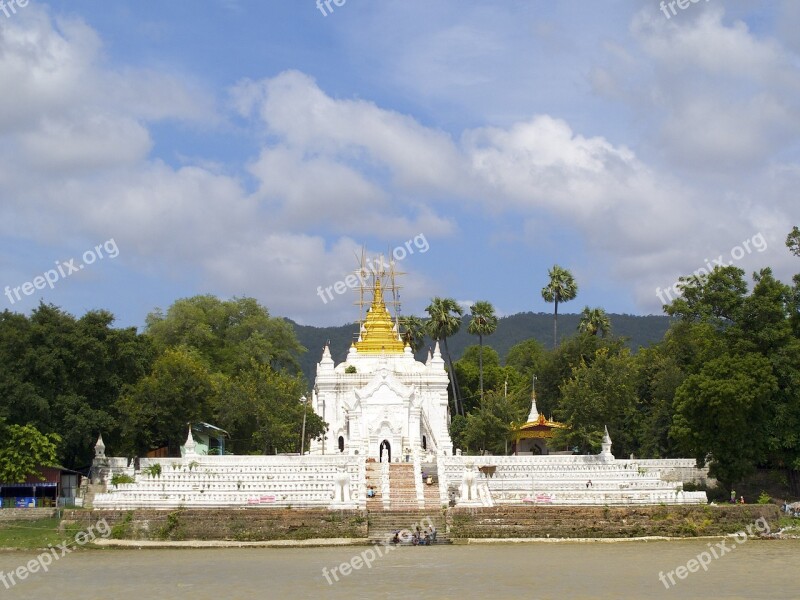 Mingun Burma Pagoda Temple Free Photos