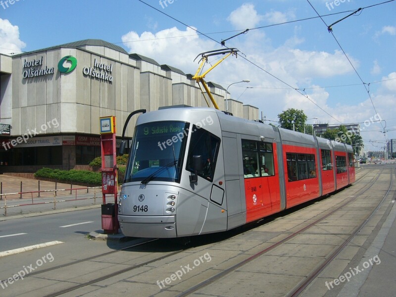 Prague The Tram Skoda Hotel Free Photos