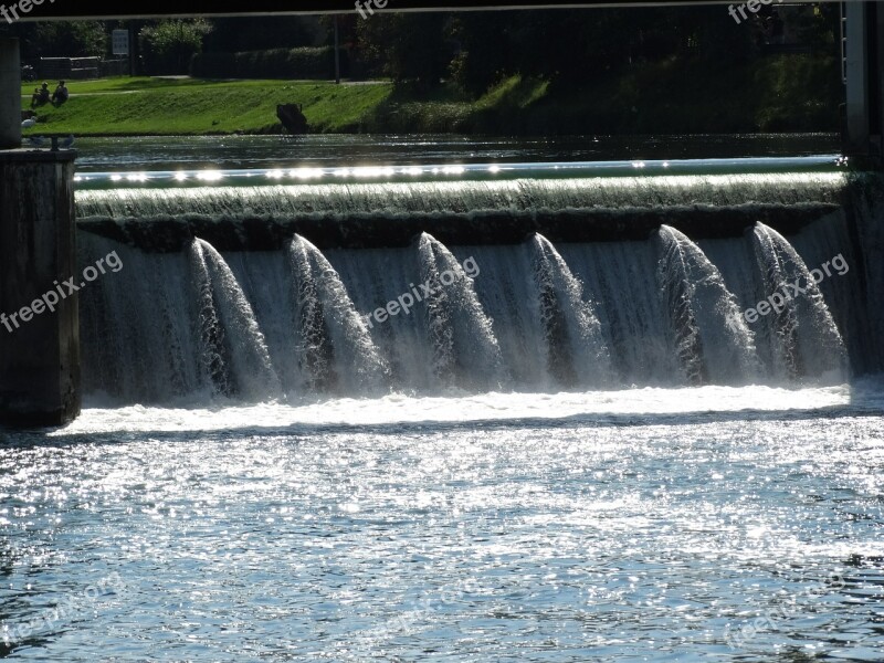 Water Waterfall River Nature Landscape