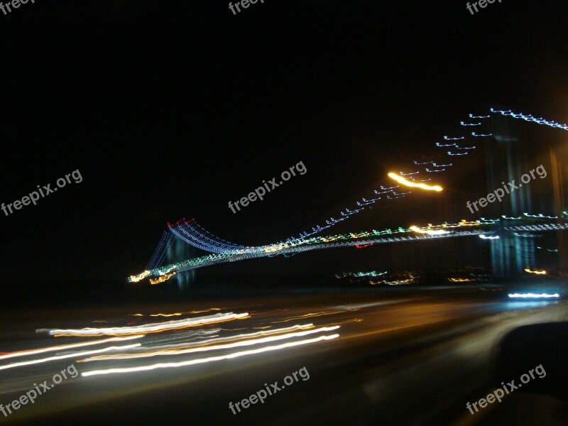 Verrazano Bridge Brooklyn Highway Traffic Lights