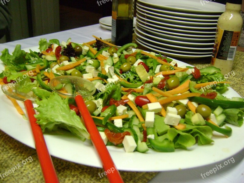 Salad Food Fresh Green Healthy