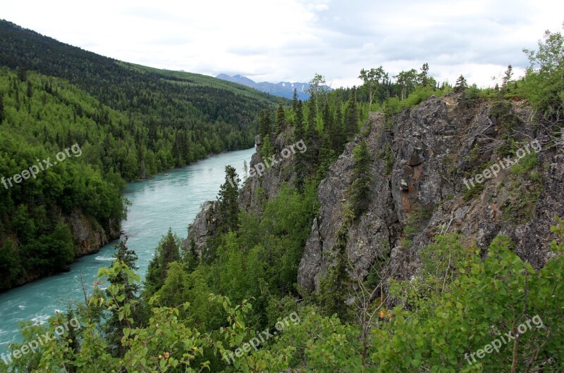 Alaska Landscape Wilderness Nature Water