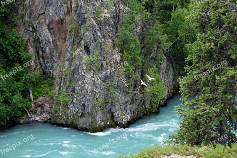 Alaska Landscape Wilderness Nature Water