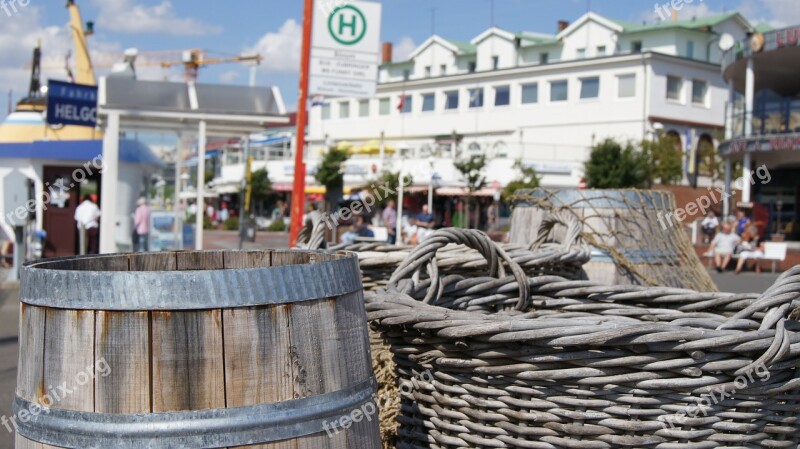 Wooden Barrels Port Büsum Barrel Free Photos