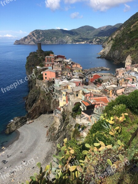 Cinque Terre Vernezza Italy Vernazza Free Photos