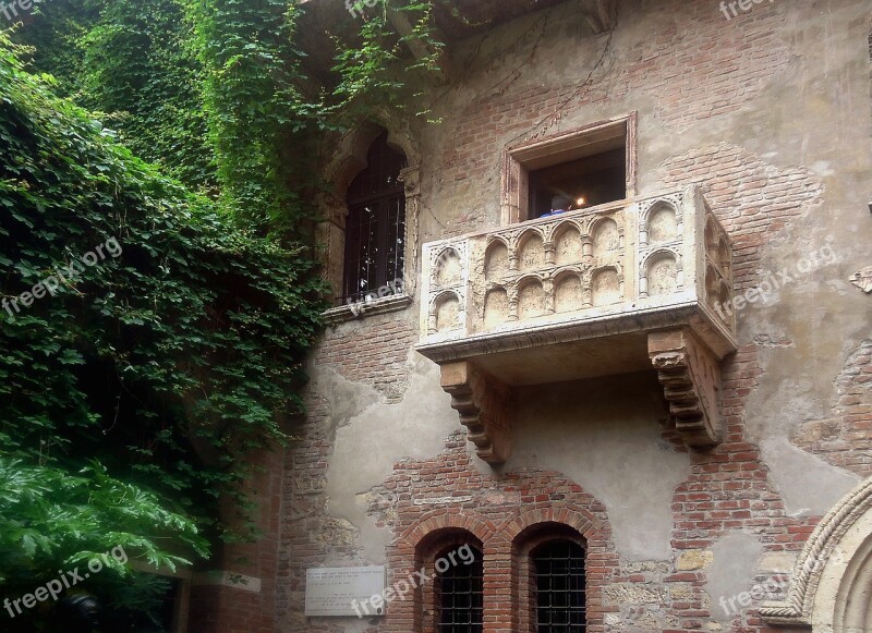 Balcony Verona Romeo Julia Shakespeare