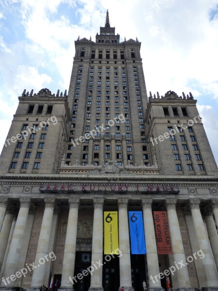 Palace Of Culture And Science Palace Of Culture Warsaw Science Culture