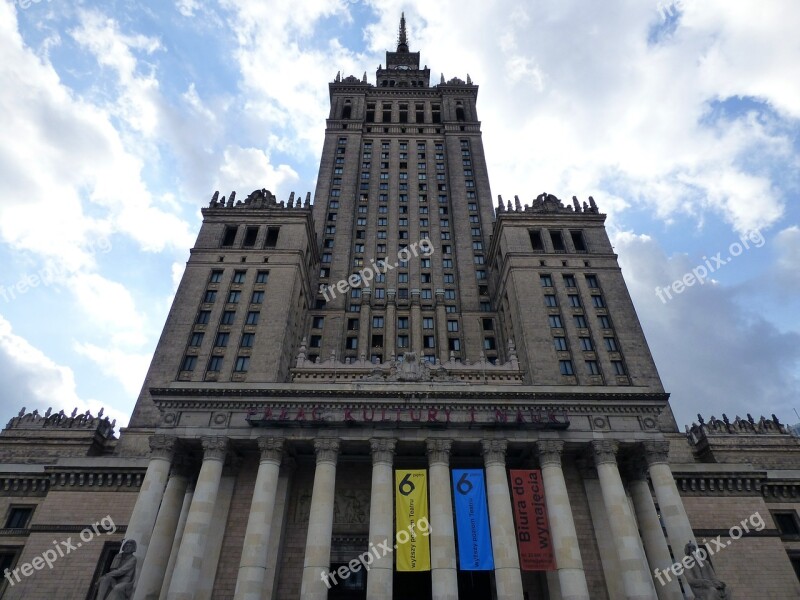 Palace Of Culture And Science Palace Of Culture Warsaw Science Culture