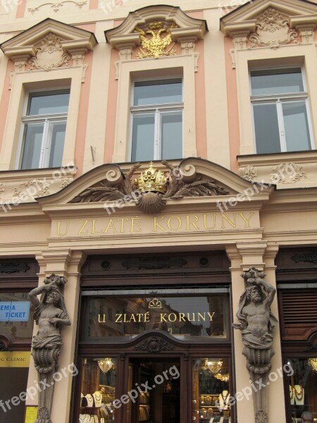 Prague Czech Republic Facade Architecture Free Photos