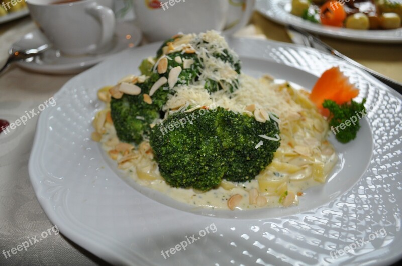 Dish Vegetarianism Vegetables Plate Free Photos