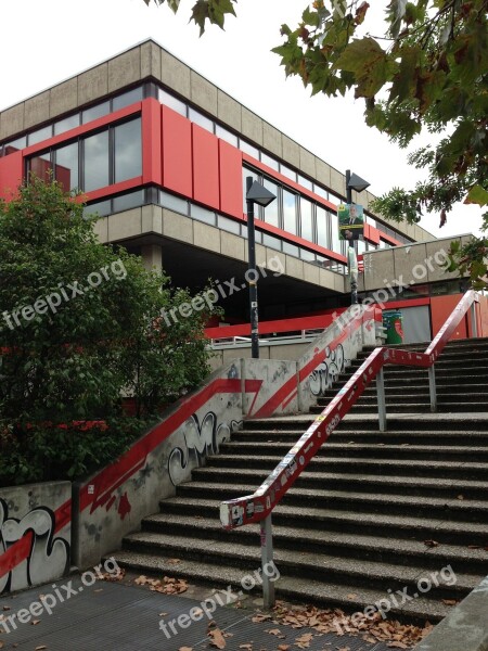 University Cologne Mensa Stairs Free Photos