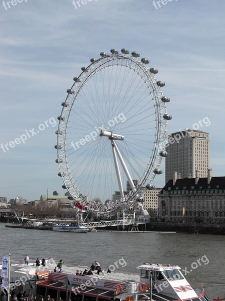 London Eye Ferris Wheel London England United Kingdom