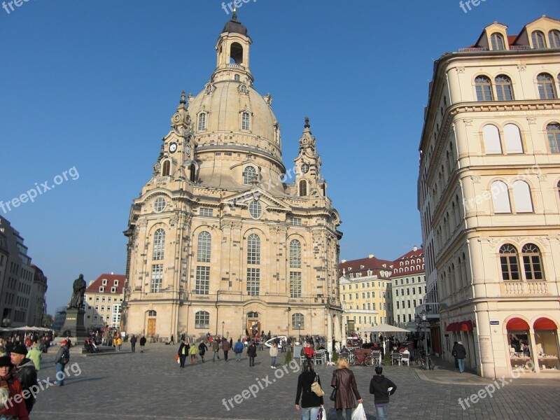 Frauenkirche Dresden Church Architecture Building