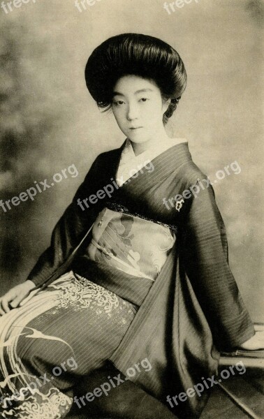 Geisha Retro Vintage Japanese Asia