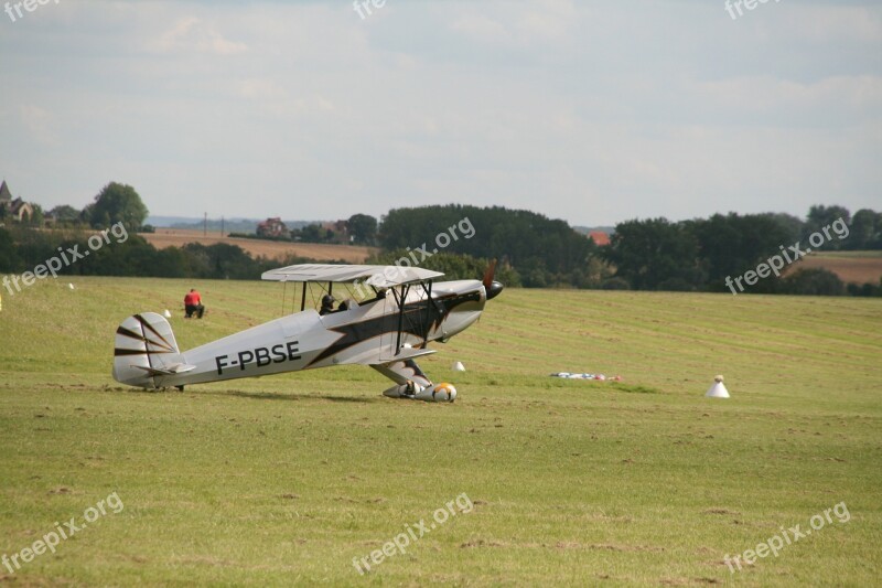 Aircraft Biplane Meeting Free Photos