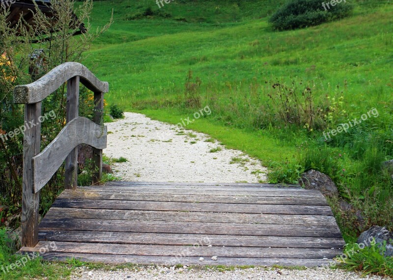 Transition Away Bridge Web Wood