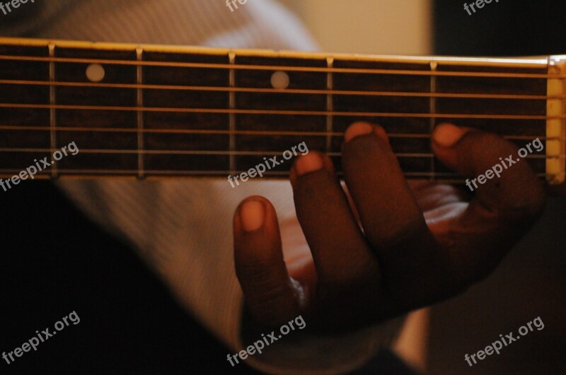 Hands Guitar Music Music Lessons Fingers