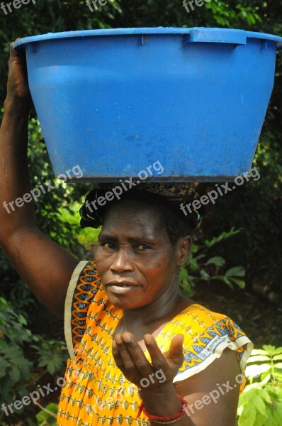 Woman African Africa Guinea Bissau