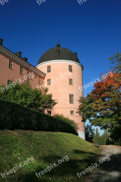 Uppsala Castle Uppsala Castle Pink Himmel