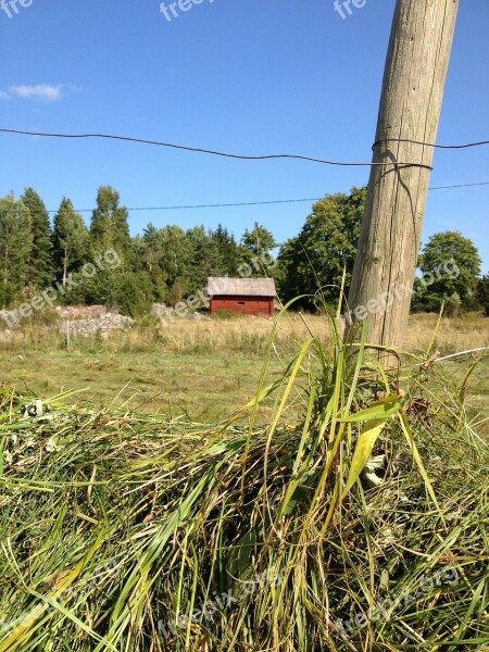 Hässjning Drying Rack Hay Agriculture Culture