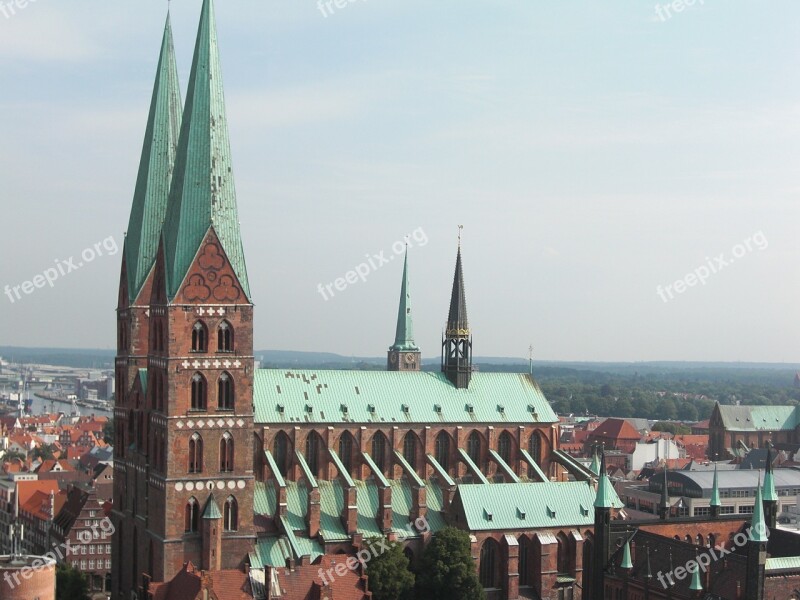 Lübeck Dom Downtown Hanseatic League Hanseatic City