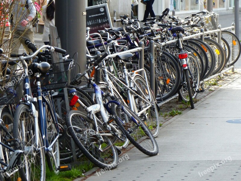 Bikes Build Up Accumulation Sport Exercising