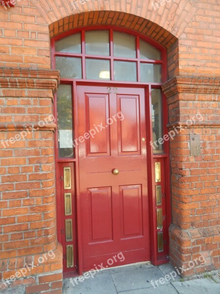 Red Door Dublin Ireland Free Photos