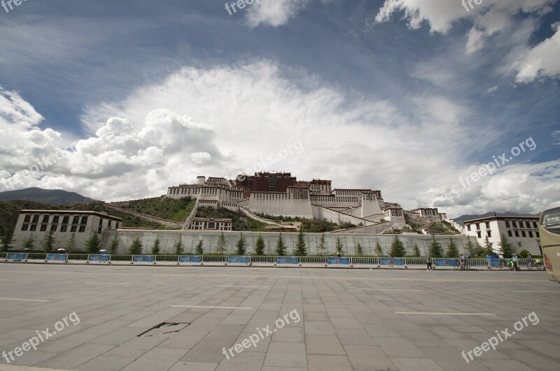 Temple Tibet Tibetan Potala Palace Lhasa