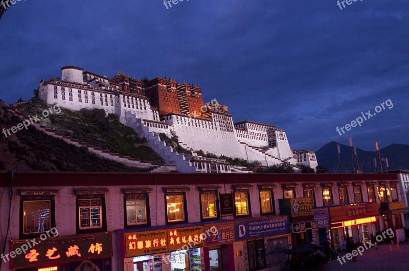 Tibet Tibetan Potala Palace Lhasa China