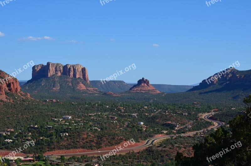 Sedona Arizona Landscape Desert Southwest