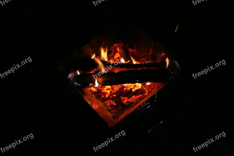 Fire Bonfire Camping Free Photos