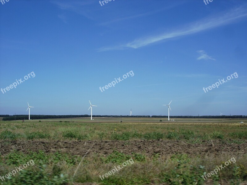 Wind Farm Electricity Wind Turbines Energy Power